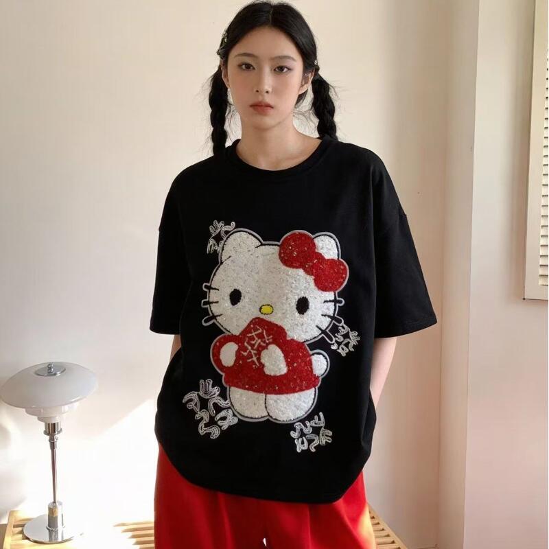 Summer Clothes - Cute Short-Sleeved Hello Kitty Summer New