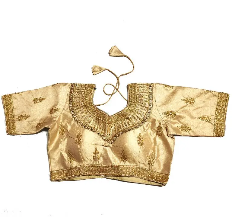 Summer Clothing Pakistan - Traditional Indian Sari Top Women Shirt