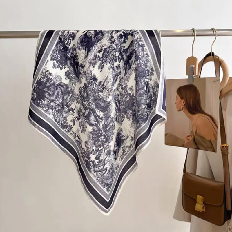 Summer Clothing Accessories - Spring Summer Women Scarf Simulated Silk