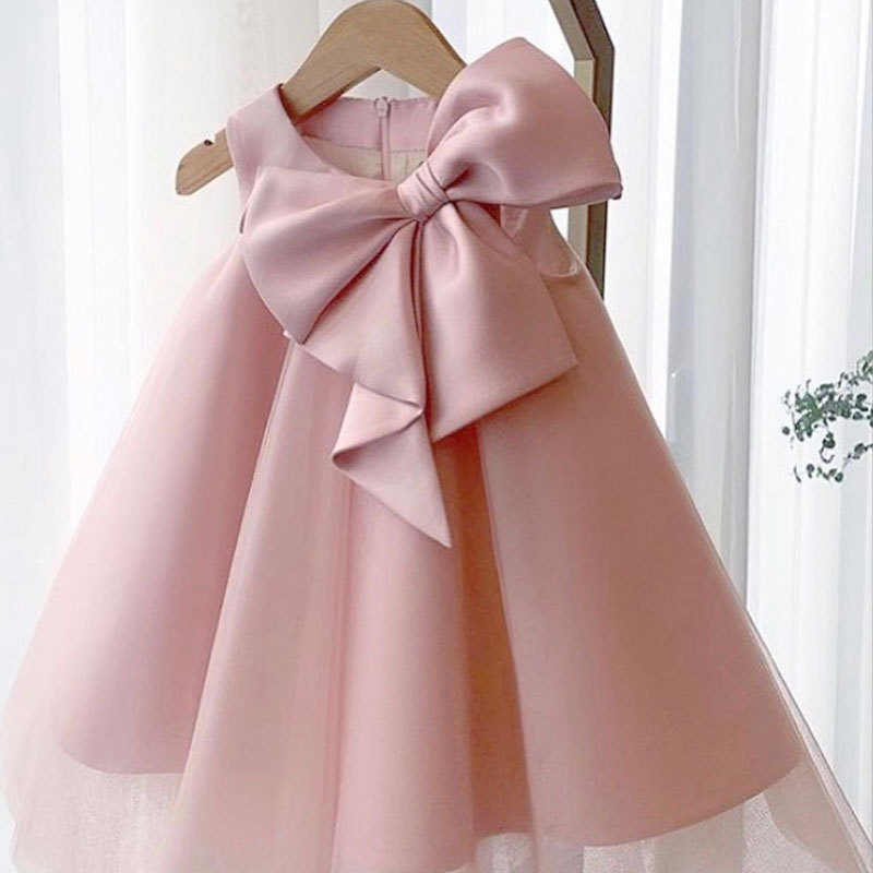 Summer Clothing Baby Girl - Summer Big Bow Baby Girl Dress