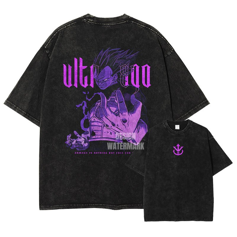 Summer Clothing Ego - Washed 2026 Summer Dragon Ball Oversized