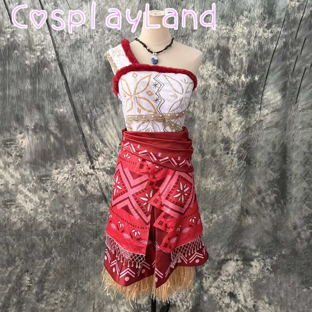 Summer Clothing Accessories - Princess Moana Dress Cosplay Costume Summer