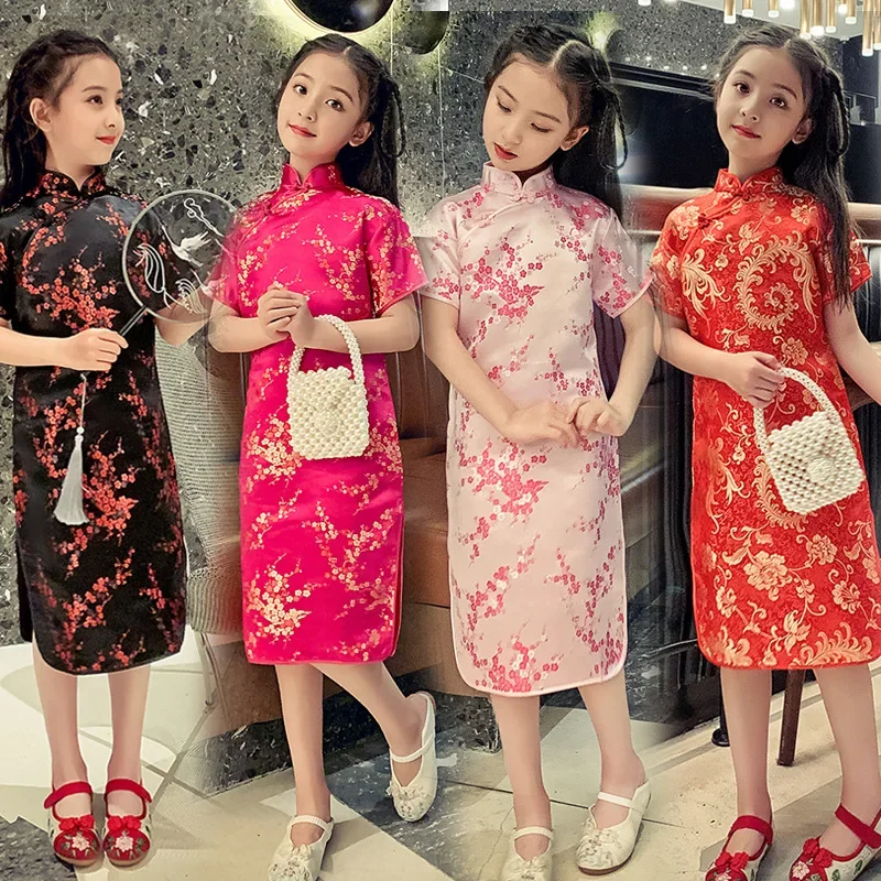 Summer Clothing Baby Girl - Summer Children Cheongsam Kids 2024 Girl