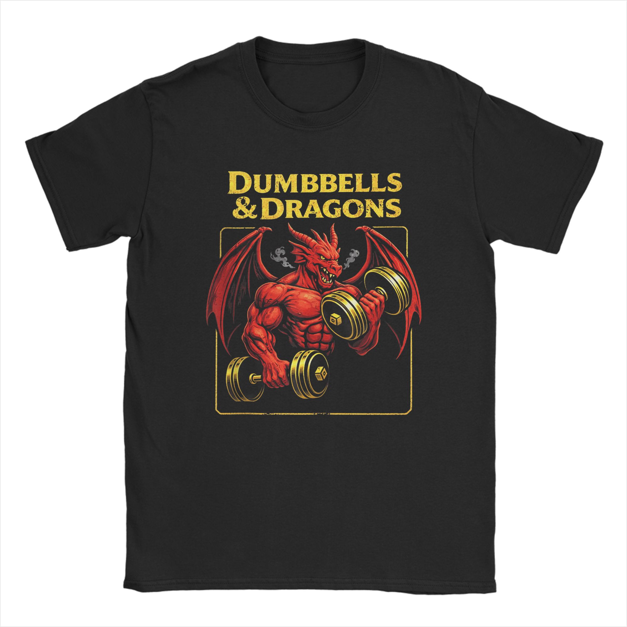 Summer Clothing Ideas For Women - Dumbbells and Dragons Gym T-Shirt for