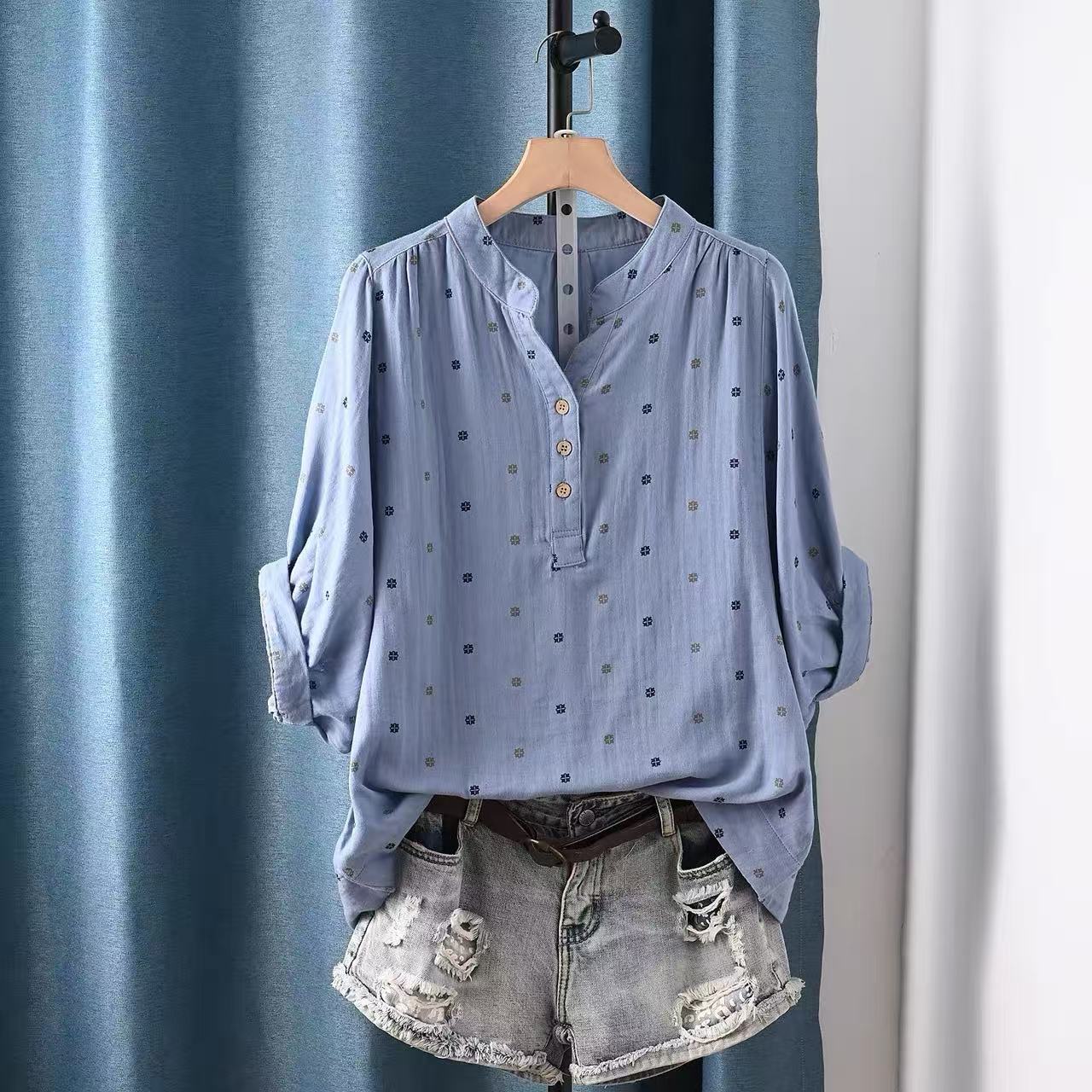 Summer Clothing For Japan - 2026 Women's blouse women Japanese cotton
