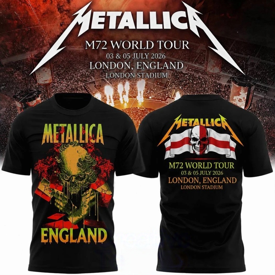 Summer Clothing London - Metallica 2026 M72 World Tour London