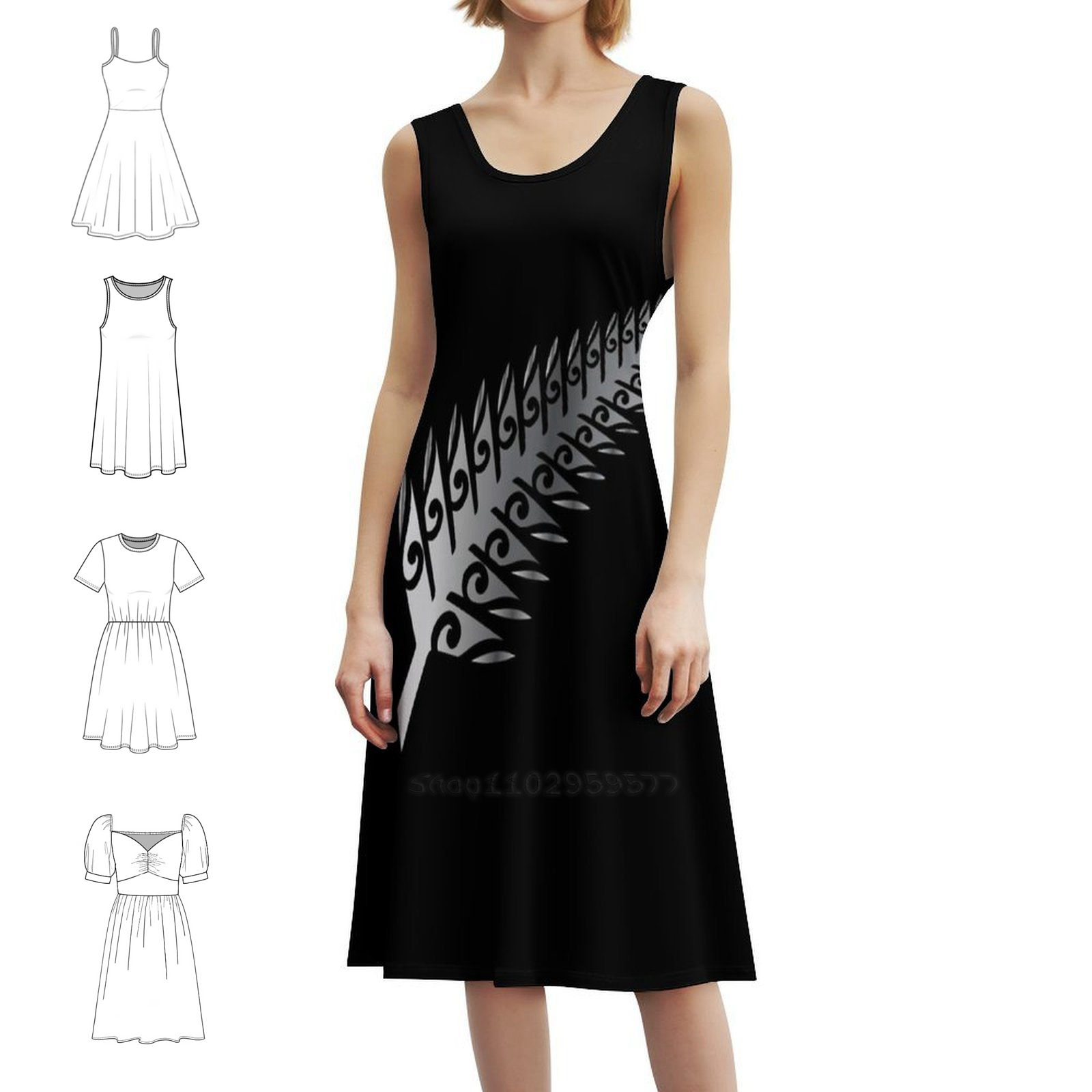 Summer Clothing Ideas For Women - Silver Fern New Zealand Maori Style