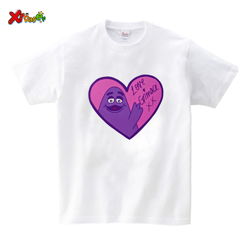 Summer Clothing Images - Party T Shirt GRIMACE Birthday T-shirt