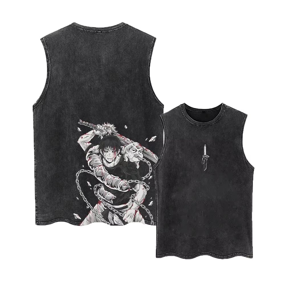 Summer Clothing For Japan - 2026 Jujutsu Kaisen Summer Gym Vest