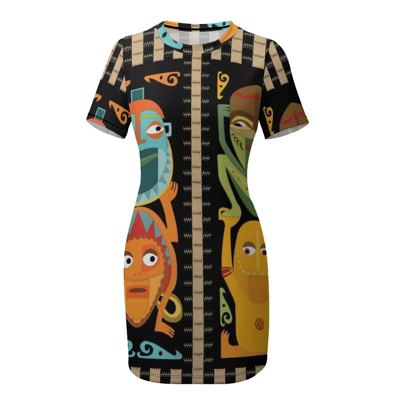 Tropical Hawaiian Polynesian T - Summer Clothing Trends For Women 2026 recension och pris