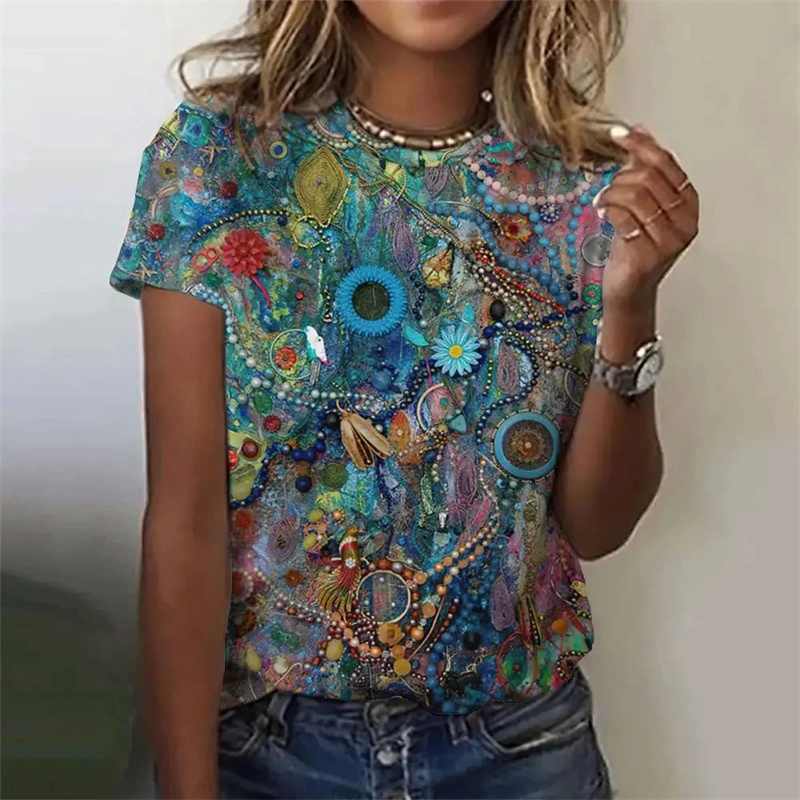 Harajuku New 3D Persia And Ind - Summer Clothing India recension och pris