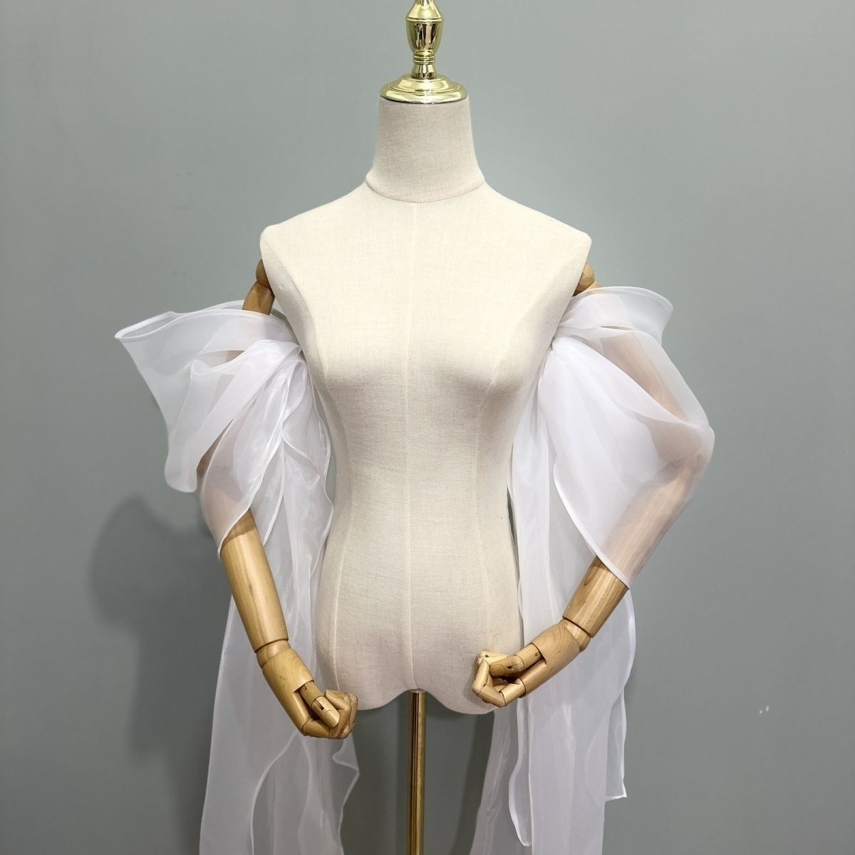 Bridal Sleeve Organza Detachab - Summer Clothing Accessories recension och pris