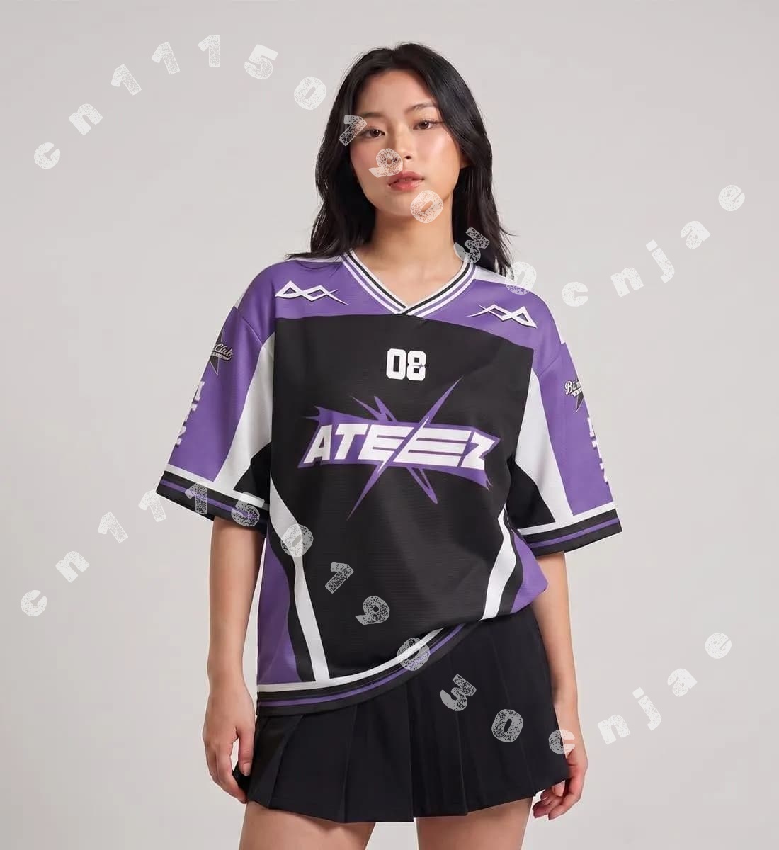ATEEZ K-pop Jersey for Women a - Summer Clothing Uk recension och pris