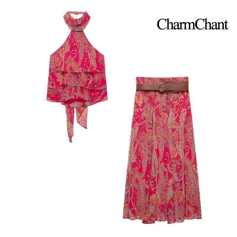 CHARMCHANT Women's Paisley Pri - Summer Clothing Accessories recension och pris