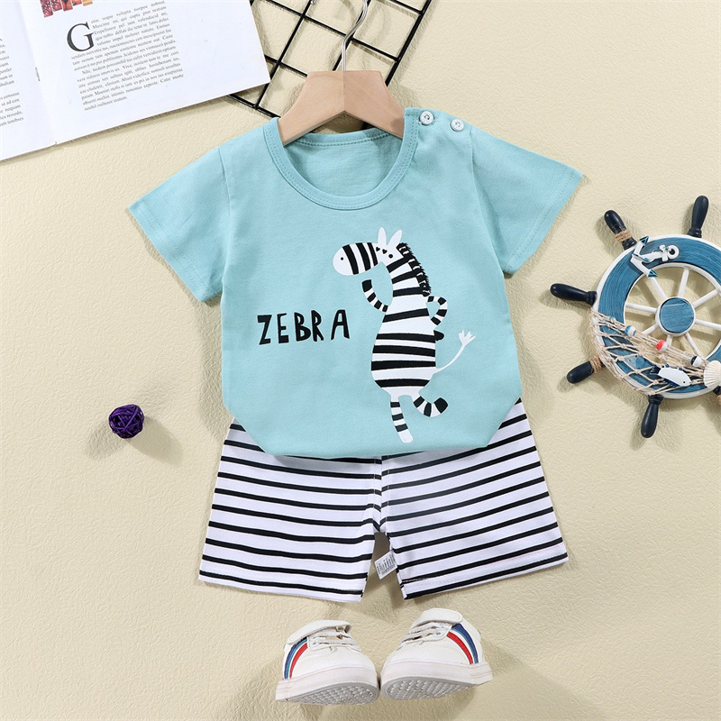 Cotton Tees+Shorts 2-piece Tra - Summer Clothing Baby Girl recension och pris