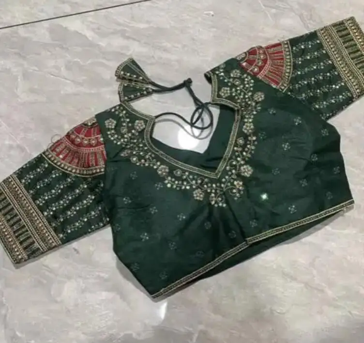 Traditional Indian Sari Top Wo - Summer Clothing Pakistan recension och pris