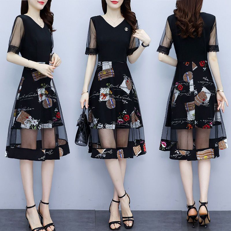 Vintage Floral Printing Dresse - Summer Gauze Clothing recension och pris