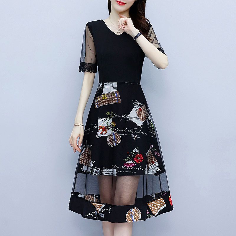 Vintage Floral Printing Dresse - Summer Gauze Clothing recension och pris