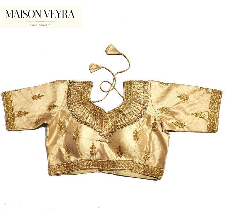 Traditional Indian Sari Top Wo - Summer Clothing Pakistan recension och pris