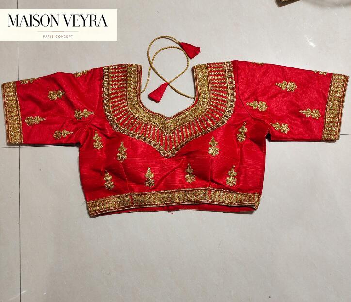 Traditional Indian Sari Top Wo - Summer Clothing Pakistan recension och pris