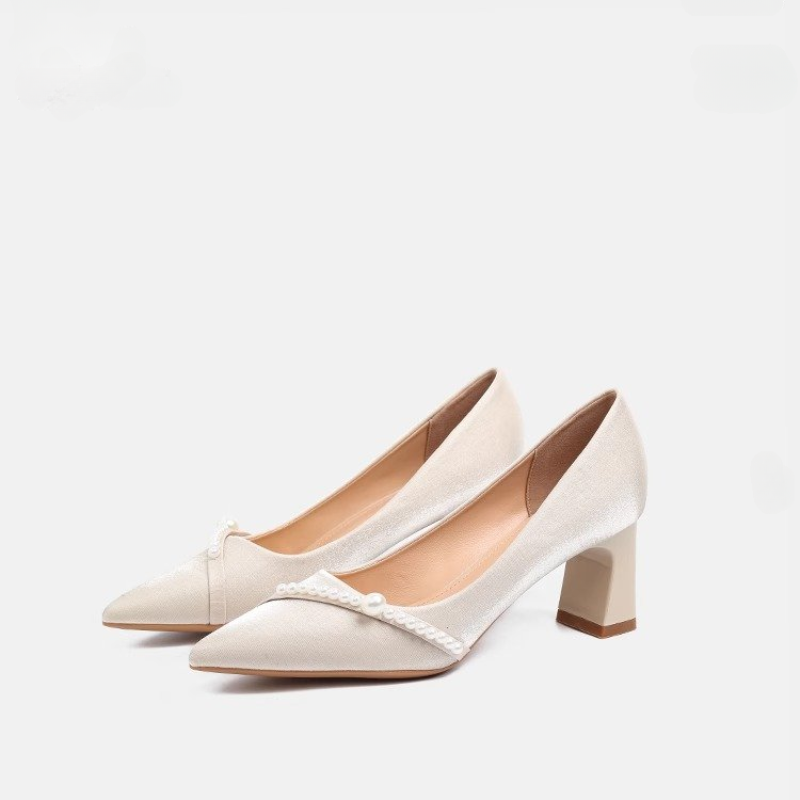 Elegant Pearl Embellished Poin - Summer Clothing Office recension och pris