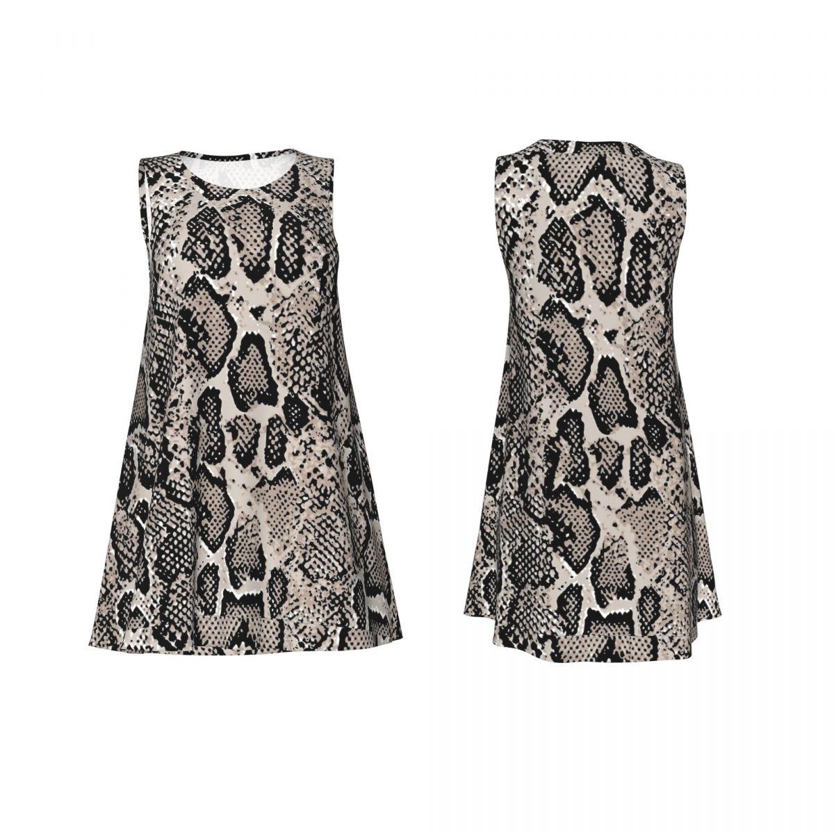 Python Snake Skin Tank Dress R - Summer Clothing Ideas For Women recension och pris