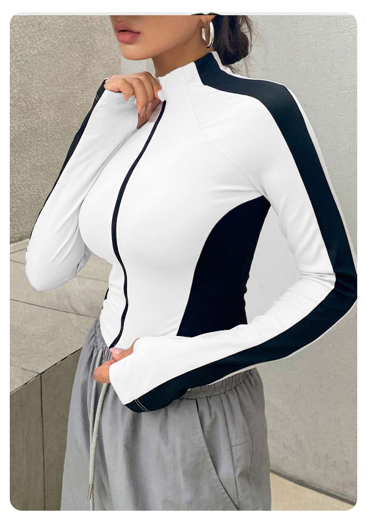 Yoga Clothes Stand Up Collar J - Summer Clothes recension och pris