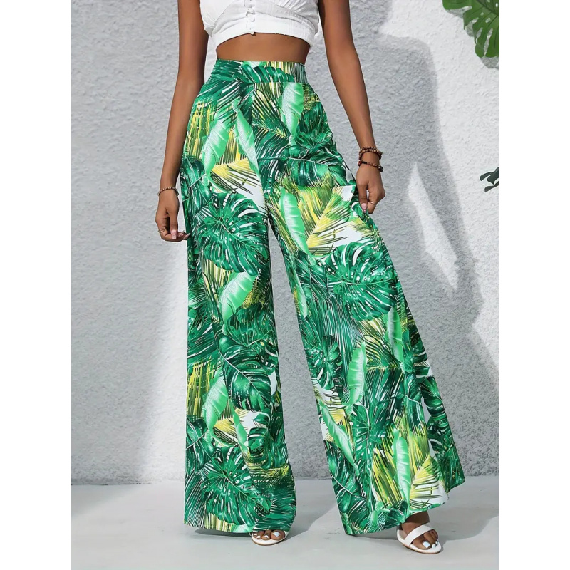 2026 Women High Waist Tropical - Palazzo Pant Wide recension och pris