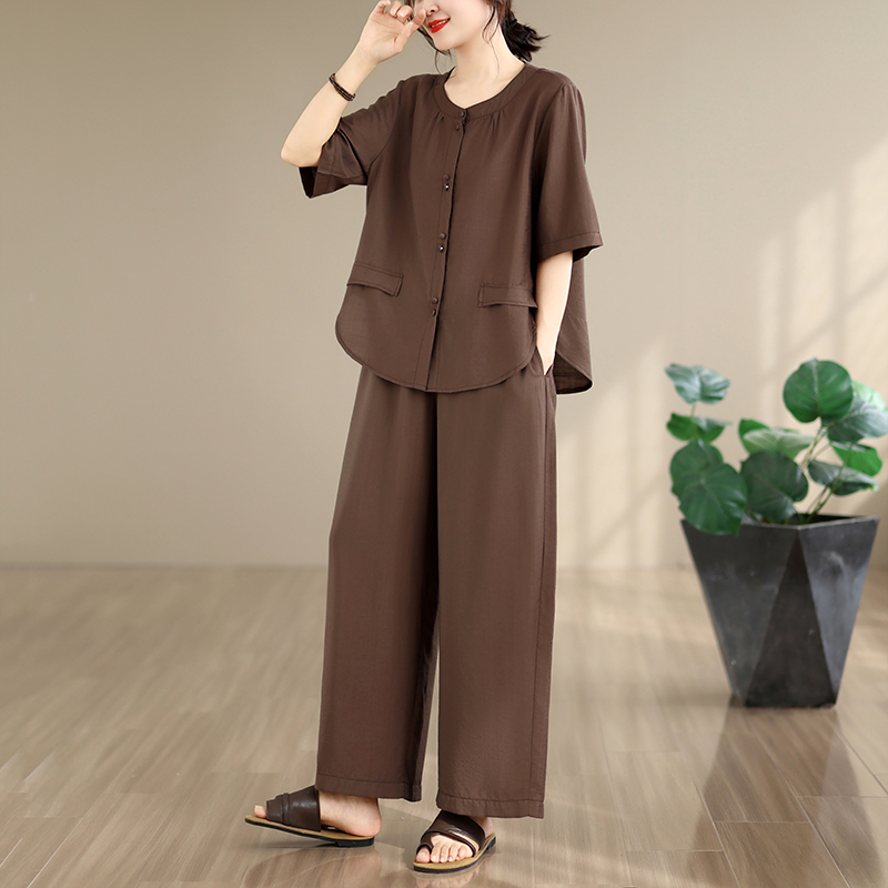 New Summer Cotton Linen Loose  - Summer Clothing For Women Over 60 recension och pris