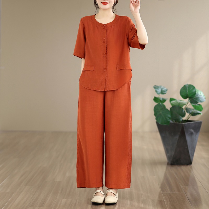New Summer Cotton Linen Loose  - Summer Clothing For Women Over 60 recension och pris