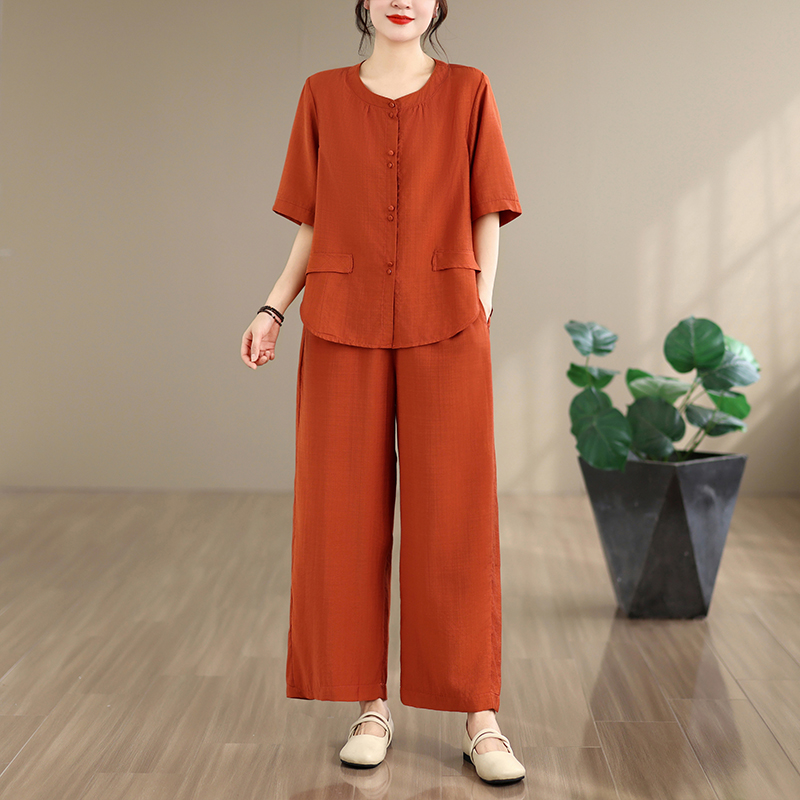 New Summer Cotton Linen Loose  - Summer Clothing For Women Over 60 recension och pris