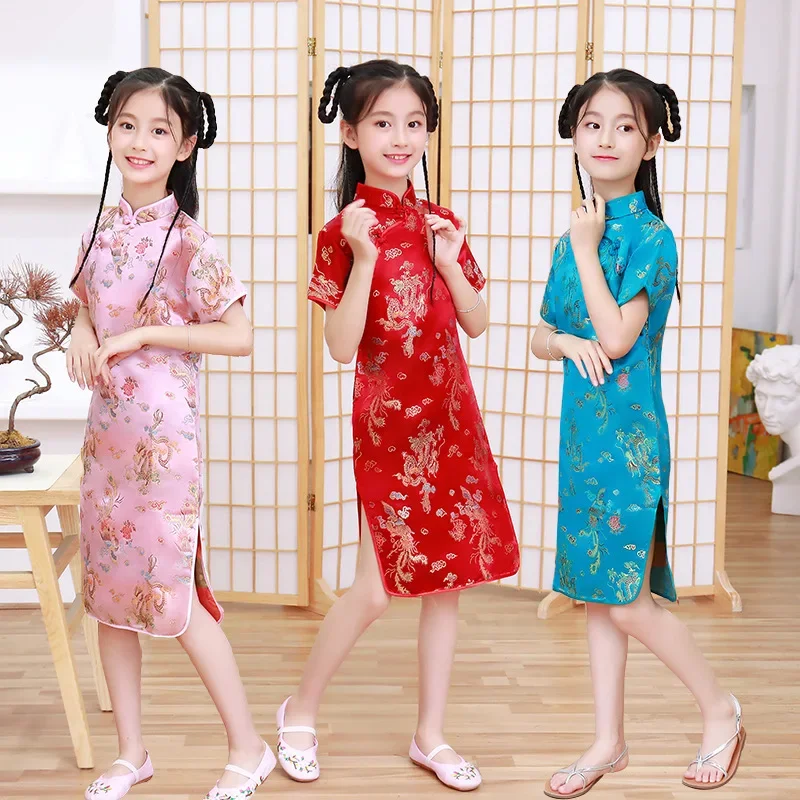 Summer Children Cheongsam Kids - Summer Clothing Baby Girl recension och pris