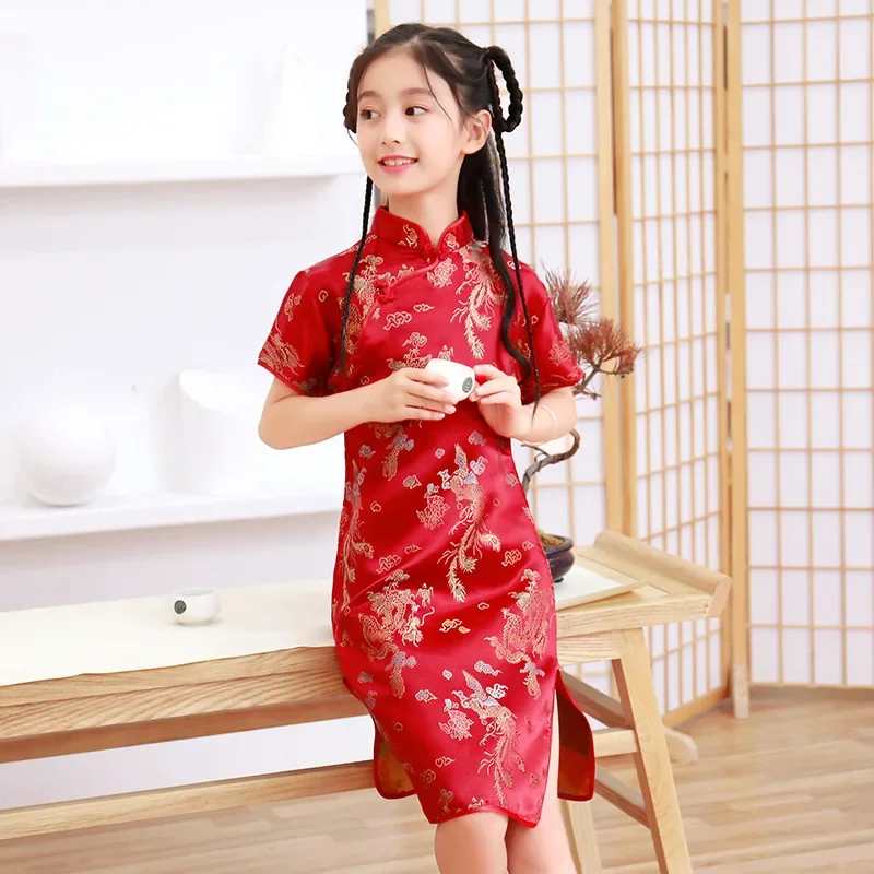 Summer Children Cheongsam Kids - Summer Clothing Baby Girl recension och pris