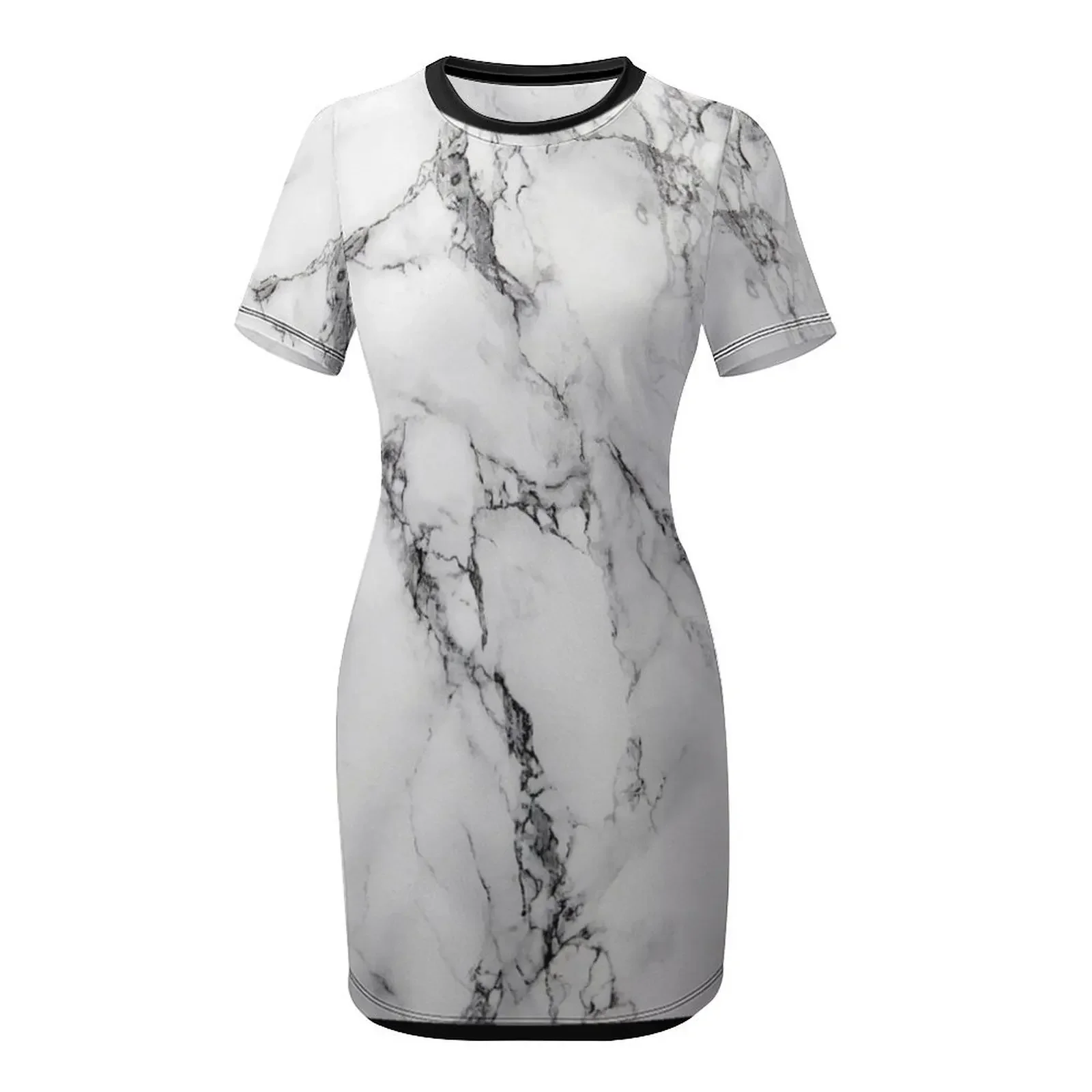 White Marble Image Short-Sleev - Summer Clothing Images recension och pris