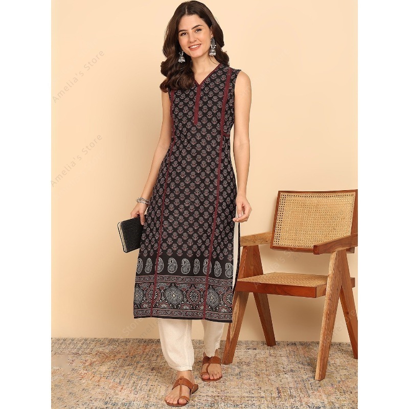Indian Ethnic Style Women's Bl - Summer Clothing Pakistan recension och pris