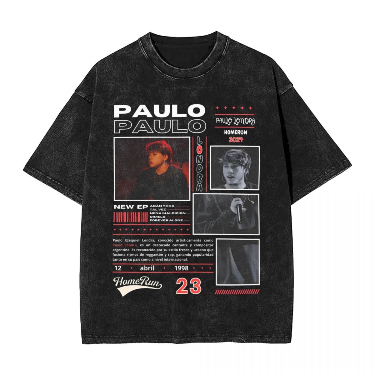 Men Women T-Shirt Paulo Londra - Summer Clothing Ideas For Women recension och pris