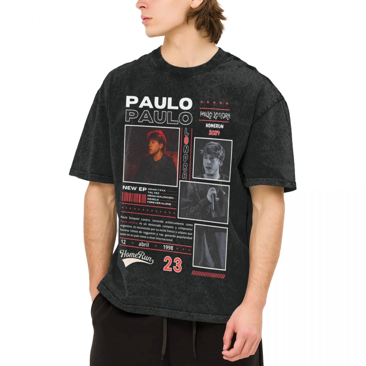 Men Women T-Shirt Paulo Londra - Summer Clothing Ideas For Women recension och pris