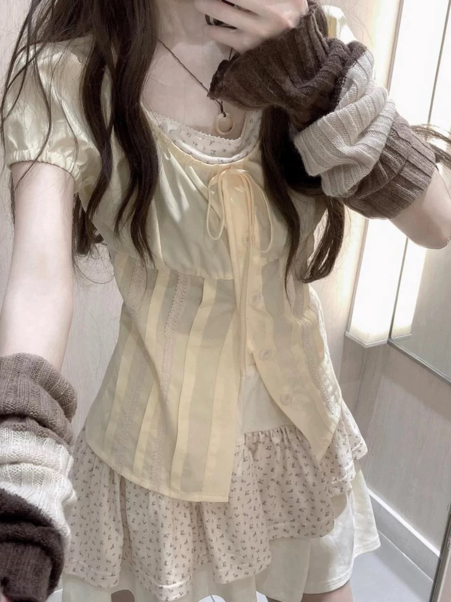 Sweet Floral Two-Piece Set for - Summer Clothing Accessories recension och pris
