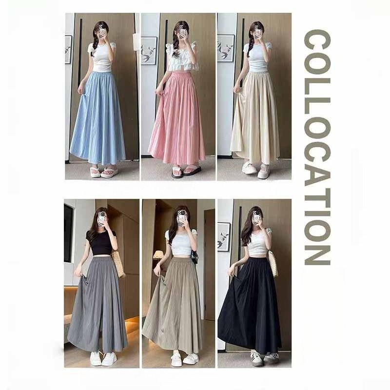 Women Summer High Waist Wide L - Palazzo Pant Wide recension och pris