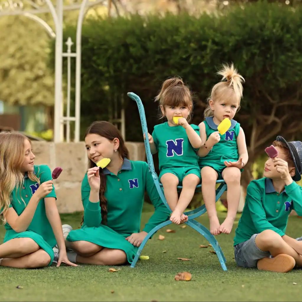 2026 Mali's SS Green Polo Coll - Summer Clothing Baby Girl recension och pris