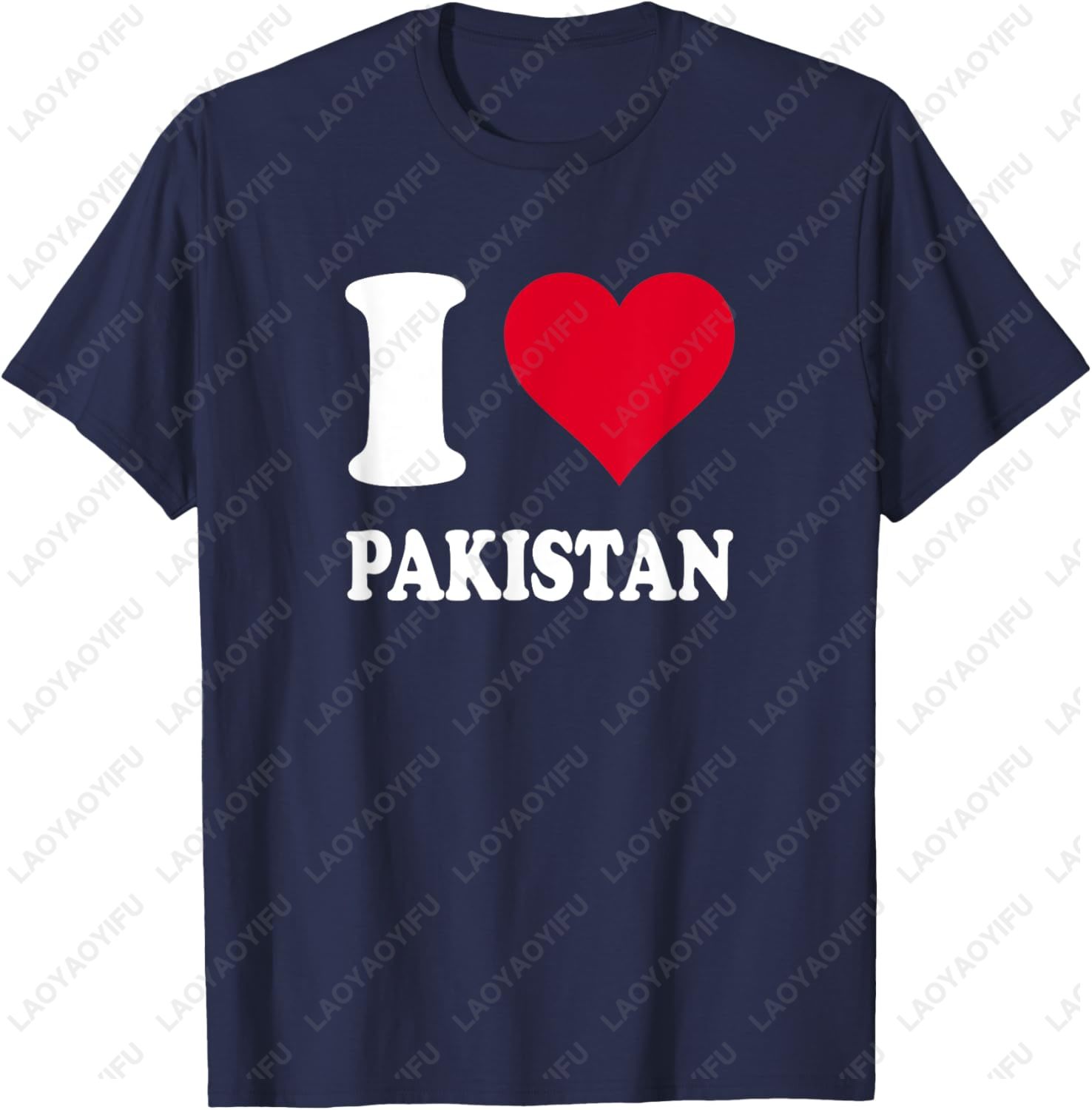 I Love Pakistan Printed T-Shir - Summer Clothing Pakistan recension och pris