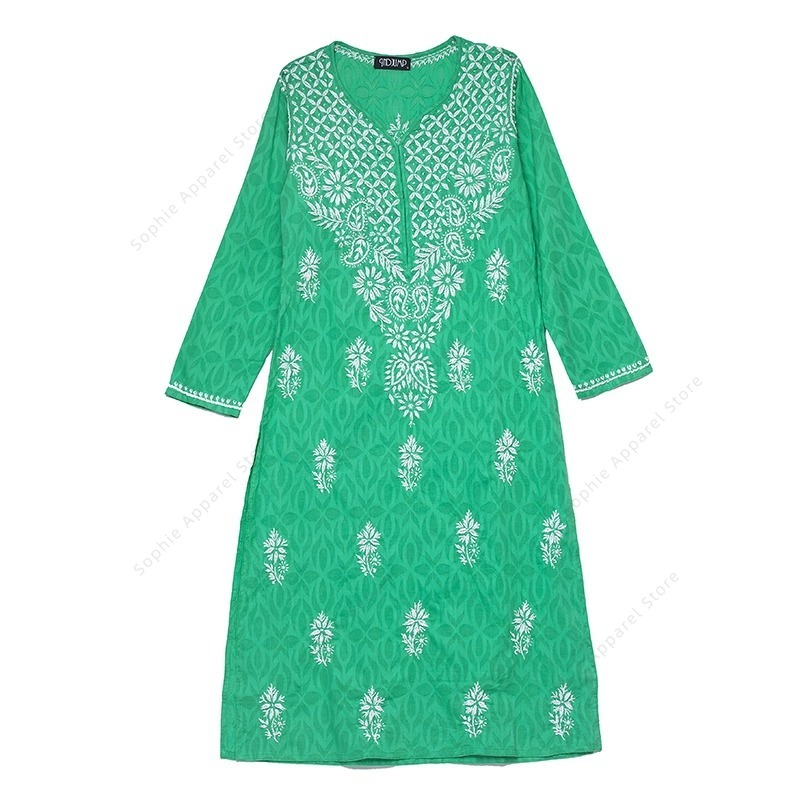 Women's Embroidered Kurti Indi - Summer Clothing Pakistan recension och pris