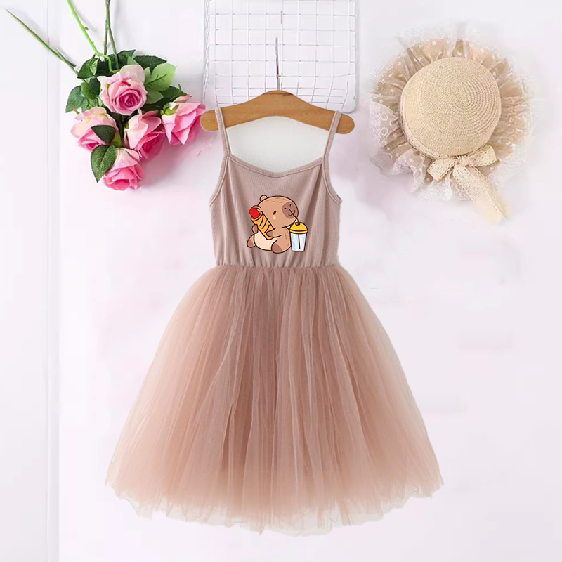 Capybara Girls Dresses Anime P - Summer Clothing Baby Girl recension och pris