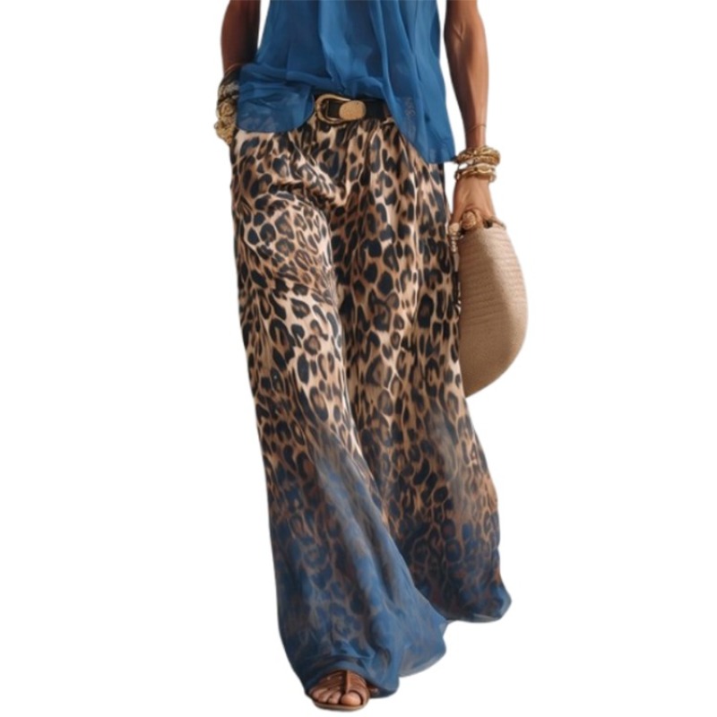 Yeezzi Women's Fashion Gradien - Palazzo Pant Wide recension och pris