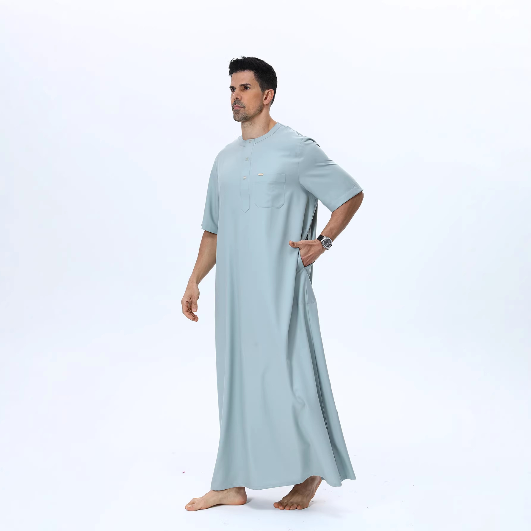 Muslim Men Abaya Kaftan Pakist - Summer Clothing Pakistan recension och pris