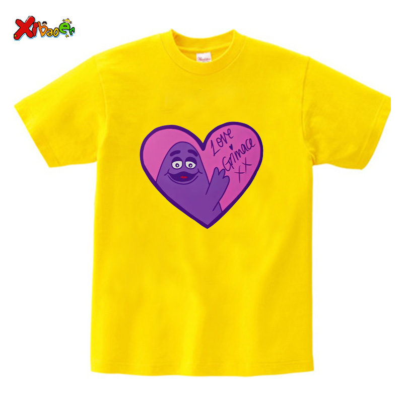 Party T Shirt GRIMACE Birthday - Summer Clothing Images recension och pris