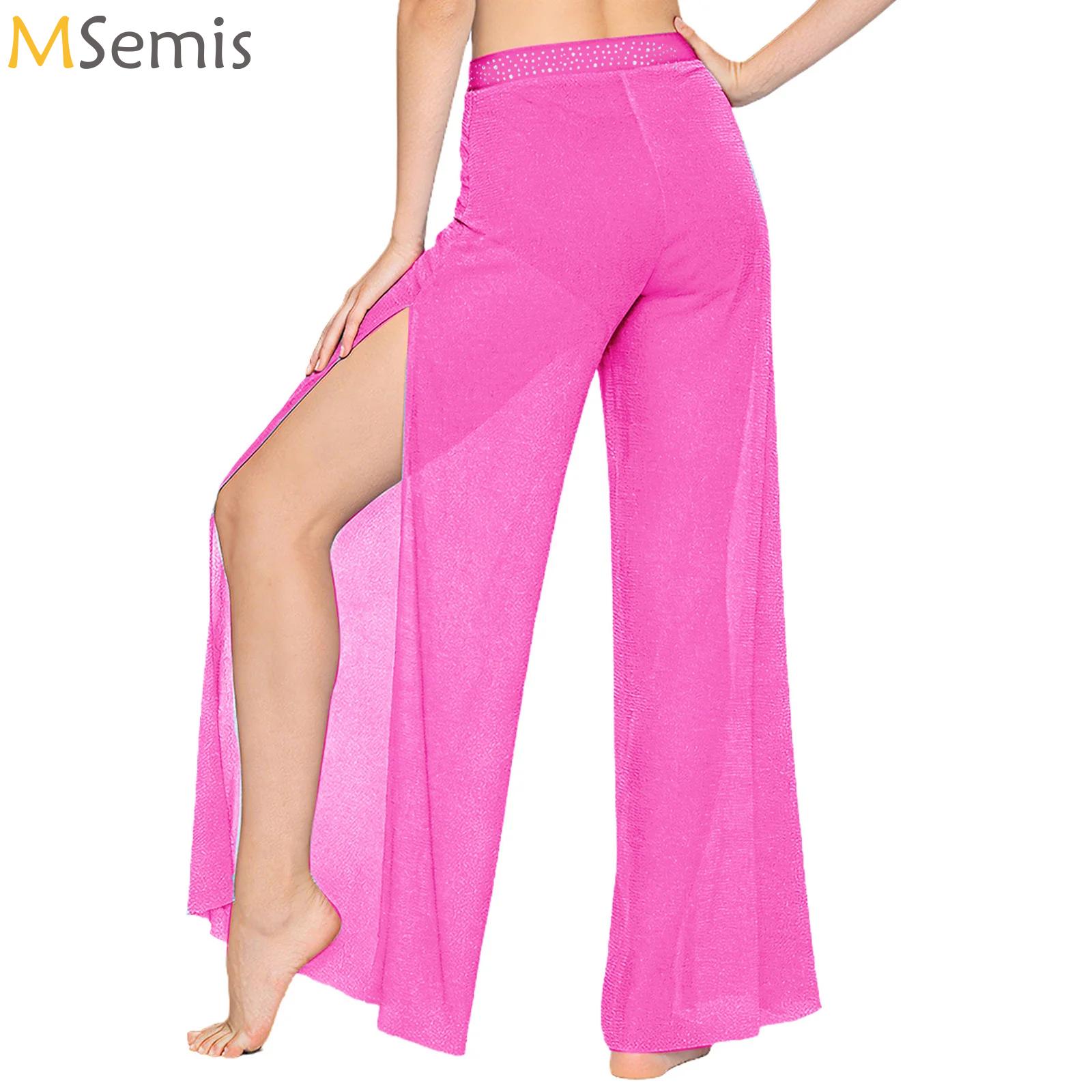 Shimmering Lyrical Mesh Wide L - Palazzo Pant Wide recension och pris