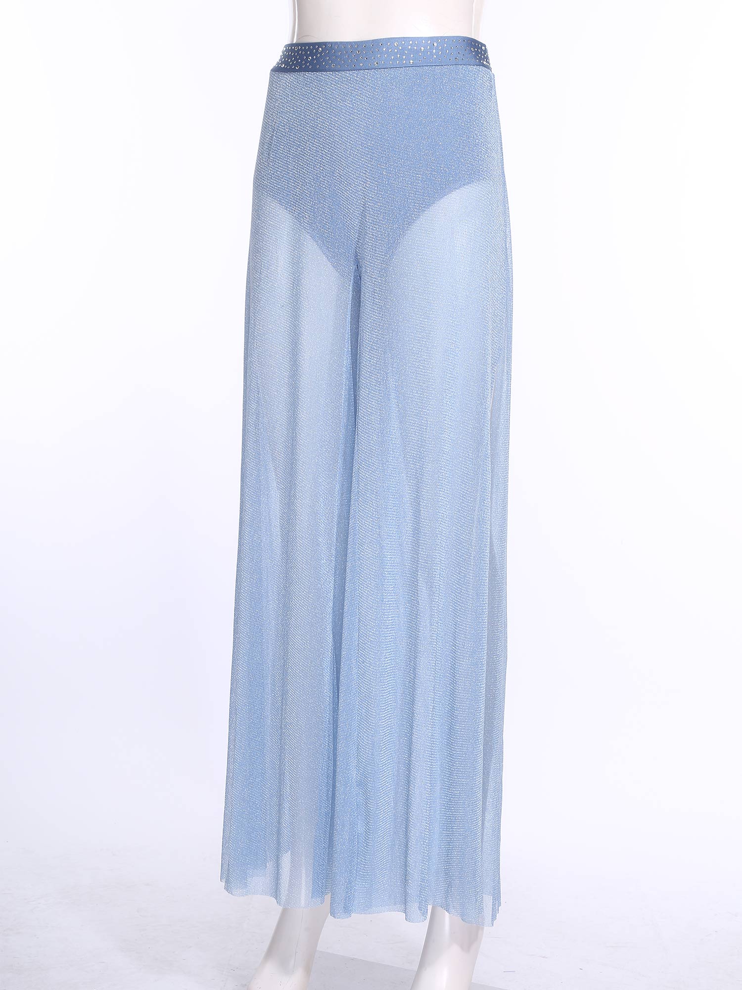 Shimmering Lyrical Mesh Wide L - Palazzo Pant Wide recension och pris
