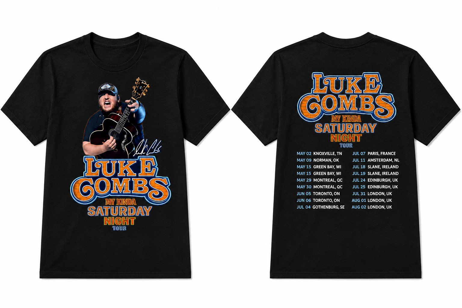 Luke Combs My Kinda Saturday N - Summer Clothing Uk recension och pris