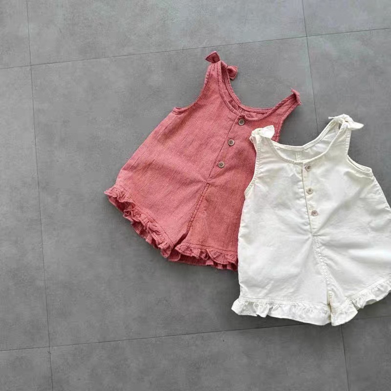 HY2831 Girls Summer Romper wit - Summer Clothing Baby Girl recension och pris